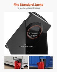 VEVOR 1-Pack Shipping Container Jack Lug with Handle Storage Leveler Booster