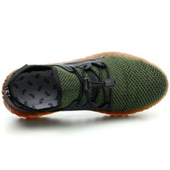 Mens Mesh Safety Shoes Steel Toe Work Boots Indestructible Lightweight Sneakers