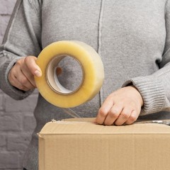 12 Rolls Clear Label Protection Tape 6″ x 72 Yards Acrylic Adhesive Tape 2 Mil