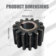 Chinese China One Ton Excavator Swing Motor Gear