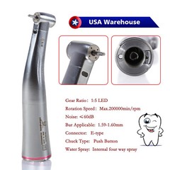 Dental 1:5 Increasing Handpiece Contra Angle LED For NSK Electric Motor E Type