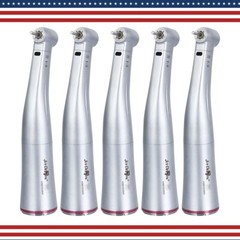 Dental 1:5 Increasing Contra Angle Fiber Optic Handpiece w/E-type Electric Motor