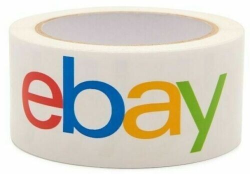 1 Roll 2″ x 75 yds Official eBay Branded Packaging Packing Package Carton Tape