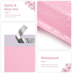 Poly Mailers Shipping Bags Mailing Poly Bags Envelopes Light Pink 10×13 12×15.5