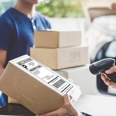 50-1000 Half Sheet Shipping Labels Page 8.5×5.5 Self Adhesive Round 2 Per Sheet