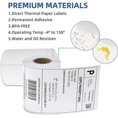 1 Roll label 4×6 Direct Thermal Shipping 250 labels Zebra Eltron ZP450 2844