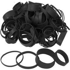 Rubber Bands Assorted Sizes Black Elastic Bands Tactical rubber band for Offi…