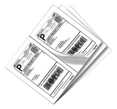 200-10000 8.5×5.5 Shipping Address Labels Half Sheet Self Adhesive for Laser ink