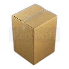 1-Box 4x4x6 EcoSwift Cardboard Packing Moving Shipping Box Corrugated Carton