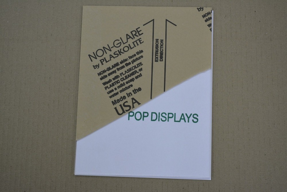 NON-GLARE ACRYLIC SHEET 1/8″ x 1.5″ x 1.5″ POPDISPLAYS SAMPLE