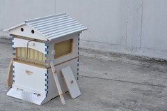 2026 White Wooden Auto Bee Hives Cedarwood + 7PCS Beekeeping Honey Hive Frames