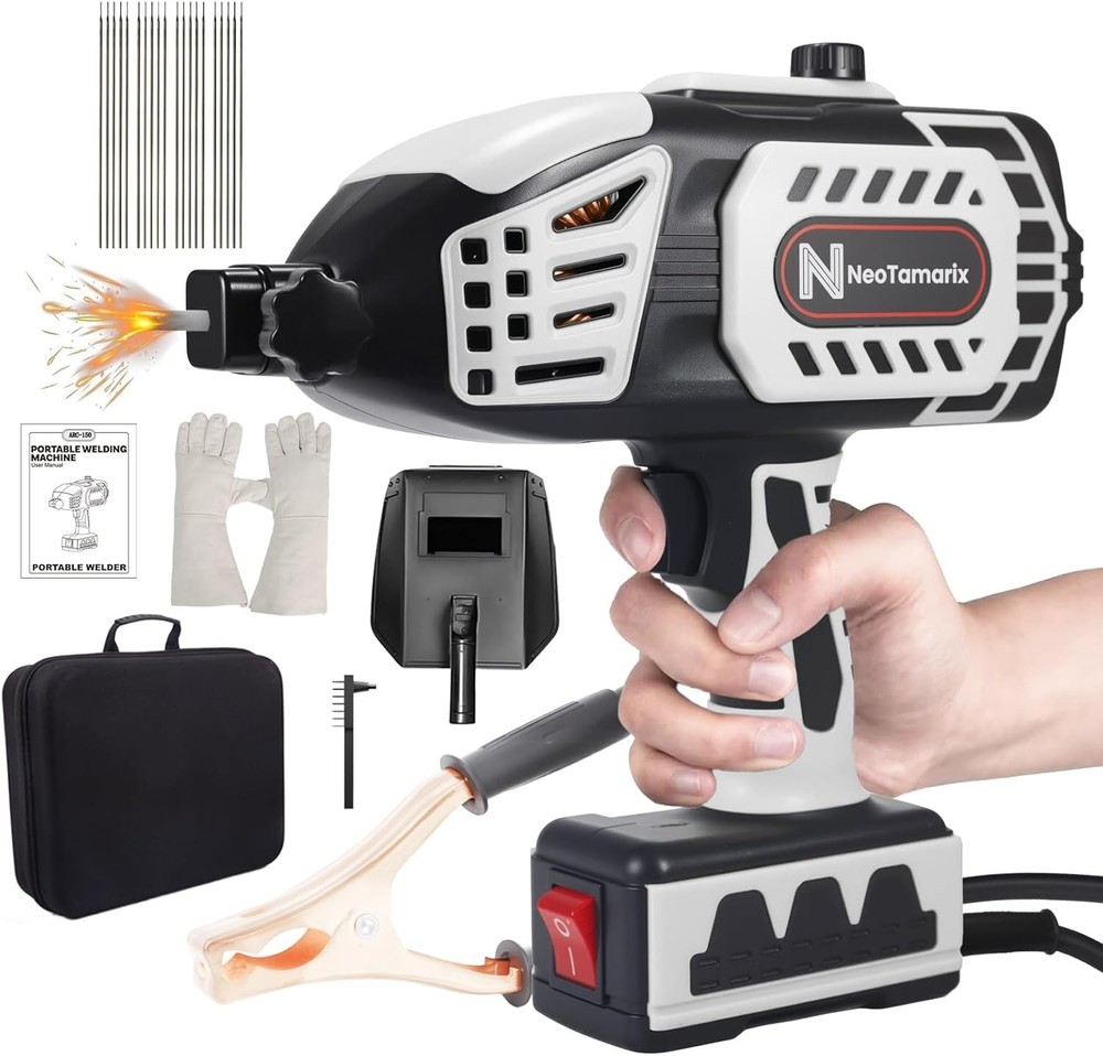 Saker Portable Electric Welding Machine,110V Portable Welder Handheld with IG