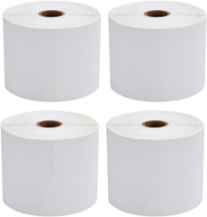 4X6 Direct Thermal Shipping Labels – 4 Rolls of 450 Labels/Roll, Compatible w…