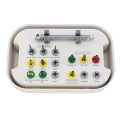 Implant Fixture & Fractured Screw Removal Kit Drill Bar Tap MCT FSRK-02 HeaNeam