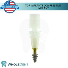 1x Dental Compressive Monoblock Fixture Titanium Sterile SLA Surface Dentistry