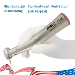 Dental 1:5 Optic LED Contra Angle Increasing Handpiece Fit NSK Electric Motor