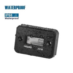 Inductive Maintenance Hour Meter Small Gas Engine Waterproof For Lawn Mower ATV