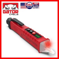 Voltage Electric Tester Volt Detector Test Pen Non-Contact Sensor AC DC 12-1000V