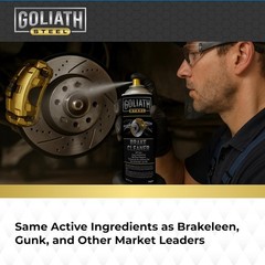 Kogler Goliath Steel Non-Chlorinated Brake Cleaner Spray, Low-VOC Fast-Drying…