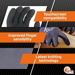 MaxiFlex PIP 34-874/L MaxiFlex Ultimate, Foam Nitrile Palm Coated Gloves, Gra…