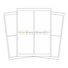 4-40,000 LOT 4 x 5 “EcoSwift” Laser Address Shipping Adhesive Labels 4 per sheet