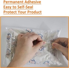 Clear Self-Sealing Poly Bag 1.5mil for Clothes, Apparel, Shipping & Storage