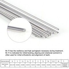 AZDENT PLUS Dental Orthodontic Niti Arch Wire Super Elastic Natural Form Round