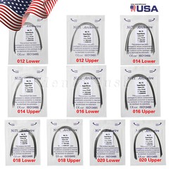 Dental Ortho Super Elastic Niti Arch Wire Round Ovoid Form for Bracket Braces CE