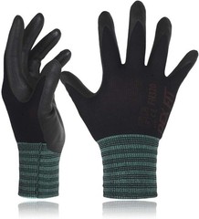 Nylon Work Gloves FN320, 3D Comfort Fit, Power Grip, Lightweight & Breathable…