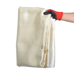 Welding Blanket | 4′ x 6′ Fire Flame Retardant Fiberglass Safety Shield Grommets