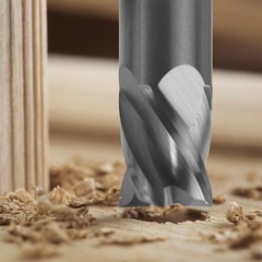 2PCS 4 Flute 1/2″ x 5/8″ x 3″ Solid Carbide End Mill – Double End – AlTiN Coated