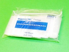 100 2″ x 2″ Zip Seal Lock Bags 2Mil Clear Squeezez Slide Reclosable 2×2 Baggies