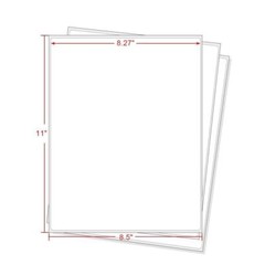 100 Full Sheet Shipping Labels 8.5×11 Self Adhesive Blank Paper for Laser Inkjet