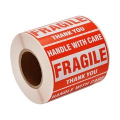 2″x3″ Fragile Stickers Fragile Mailing Label Sticker Handle With Care 500/roll