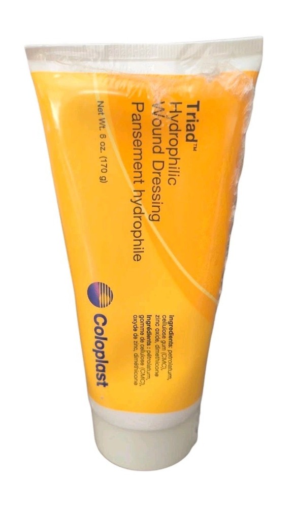 Coloplast Triad Hydrophilic Wound Dressing Paste #1967 ( 6 oz ) NEW