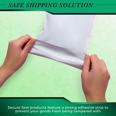 1-4,000 12×15.5 White Poly Mailers Bag Self Seal Shipping 12″ x 15.5″ 2 MIL