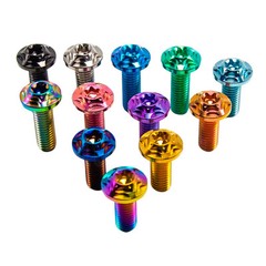 Milling flower head Titanium screw M8x15 20 25 30 35 40mm Disc brake Bolts