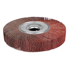 6″ x 1″ x 1″ Inch 80 Grit Bench Pedestal Grinder Premium Unmounted Flap Wheel