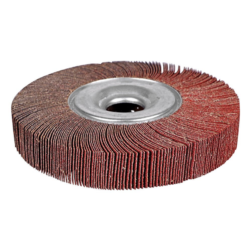 6″ x 1″ x 1″ Inch 80 Grit Bench Pedestal Grinder Premium Unmounted Flap Wheel