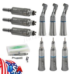 NSK Style Dental Slow Low Speed Handpiece Straight Contra Angle Air Motor 4/2H