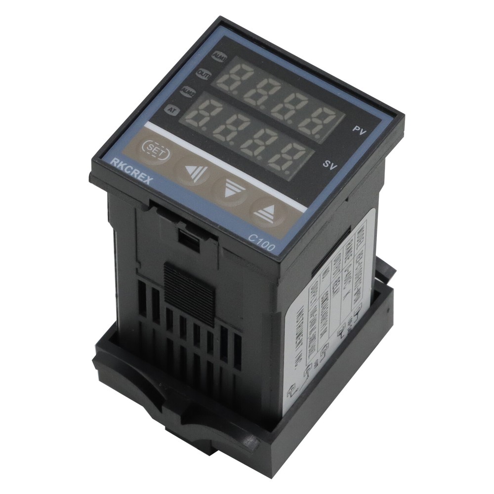 AC 100-240V Digital PID Temperature Controller Thermostat REX-C100 Thermocouple