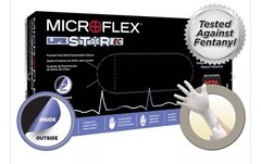 *100-Gloves* Ansell MicroFlex LIFESTAR EC PF Dual Layer Extended Cuff LSE-104-M