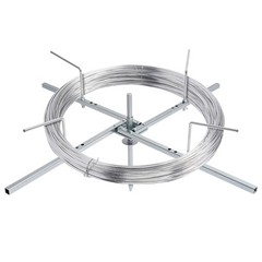 Spinning Jenny Fence Wire De-Reeler Galvanized Steel for 4000FT Fence Systems