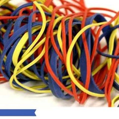 Assorted Size & Color Rubber Bands 0.5 lb – Multi-Purpose Crafts By PrimeOHolic