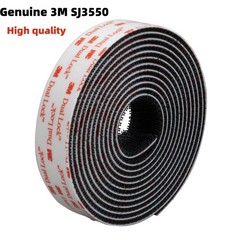 3M Dual Lock Reclosable Fasteners Heavy Duty Industrial Use Black TB3550 1″ x 10