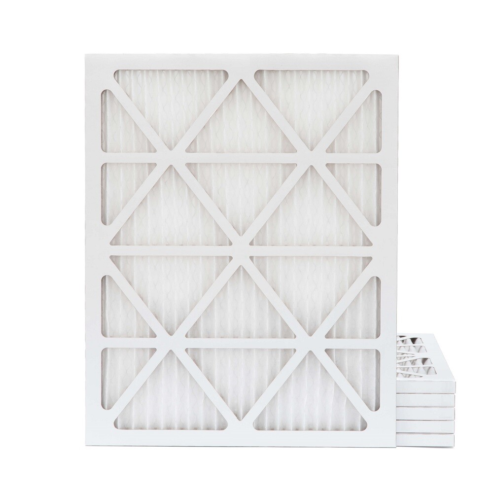 16x20x1 MERV 11 Pleated AC Furnace Air Filters. 6 Pack. Made in USA.