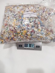 3-LB Multicolor Recycled & Shredded HDPE #2 Hi Density Polyethylene Lot#9