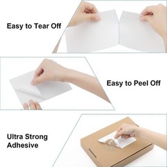 4″x6″ Direct Thermal Address Shipping Labels For Rollo & Zebra Fanfold/Roll US