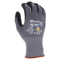 Maxiflex Ultimate Men’S Medium Gray Nitrile-Coated Outdoor and Work Gloves with