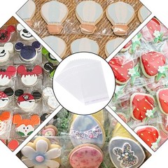400Pcs Clear Plastic Self Sealing Bags with Hang Hole Resealable Large,